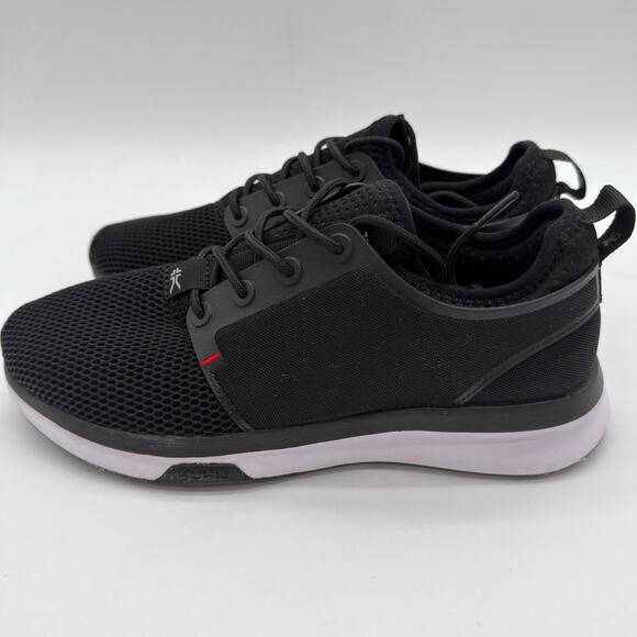 Kuru Atom Performance Plantar Fasciitis Comfort NWOB Black Mens Sneakers 7 Wide